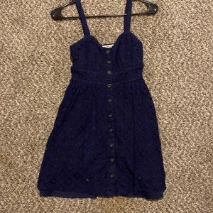 Women’s xs Charlotte Russe navy blue dress
